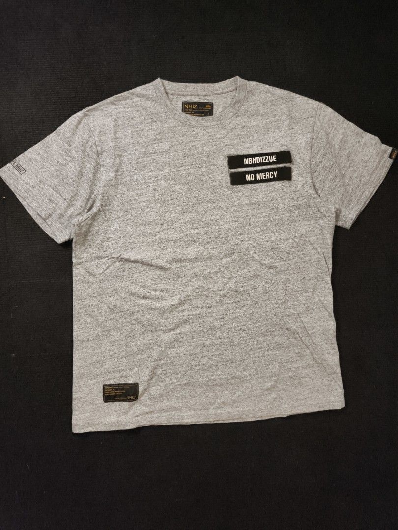 Nhiz izzue plus neighborhood (Category: Tshirts & Polo Shirts ) located in San Fernando. Submitted by retro_d (Listing ID 1466948378, Image 2). Description: - Nhiz izzue plus neighborhood - Size: Large on tag (W21.5/L27) - Condition: Excellent - Color Rate: 9.5/10 - No issue.