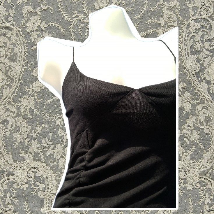 Slip Black Dress With Leg Slit (October Coded) (Category: Dresses) located in Cavite. Submitted by girlofwonders_222 (Listing ID 1466815553, Image 3). Description: tags: wine dress, date, girlfriend, instagram, esoteric, aesthetic, lana del rey coded, abercrombie, brandy melville, axes femme, charlotte russe, hollister.