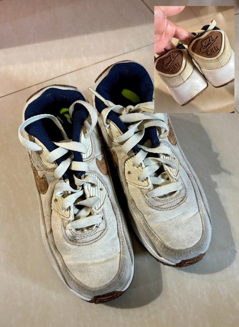 Nike Air Max 90 Sneakers Bundle (Category: Sneakers) located in Manila. Submitted by clariann (Listing ID 1466970735, Image 2). Description: 👟 PRELOVED NIKE AIR MAX 90 – KIDS’ SIZE 33.5 🧡 ✅ 100% Authentic Nike ✅ Kids’ Size: EU 34 ✅ No flaws or damage ✅ Good overall condition ✅ Just needs cleaning ✅ No original box 💰 Price: ₱1,000/pair (Negotiable).