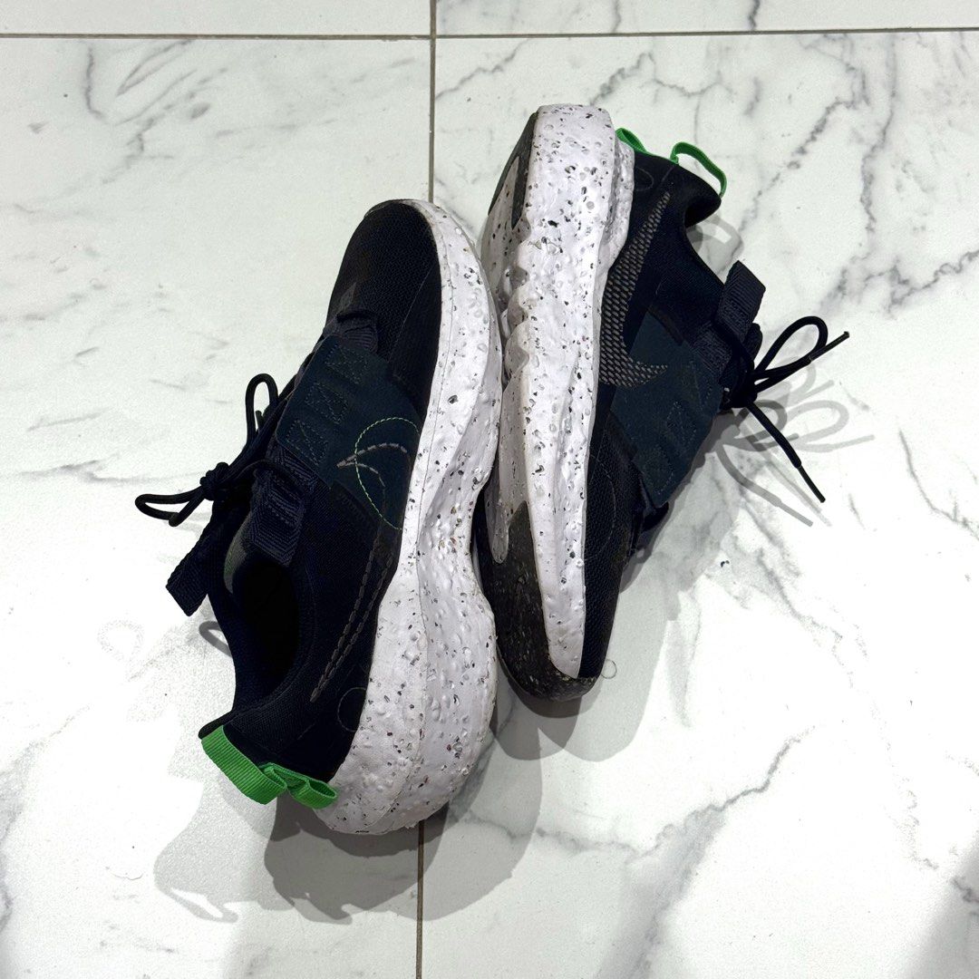 Nike Crater Impact (Category: Sneakers) located in Quezon City. Submitted by helloimcharles (Listing ID 1466966854, Image 3). Description: - Color: Black with vibrant green details - Sole: Thick, speckled white foam made with recycled materials - Upper: Durable mesh, perfect for everyday wear Check my profile for more size 8 pairs..