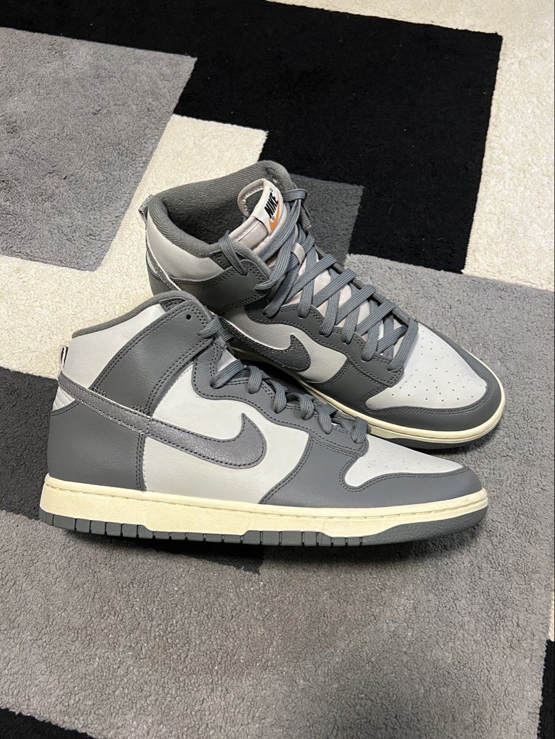 Nike Dunk High Grey Vintage lightbone grey (Category: Sneakers) located in Calasiao. Submitted by pb.supply_v2 (Listing ID 1466966330, Image 1). Description: Nike Dunk High Vintage Light Bone Grey SIZE 10 FITS TTS PAIR ONLY EXCELLENT CONDITION (SRP 6K) -1899 FREE SHIPPING .