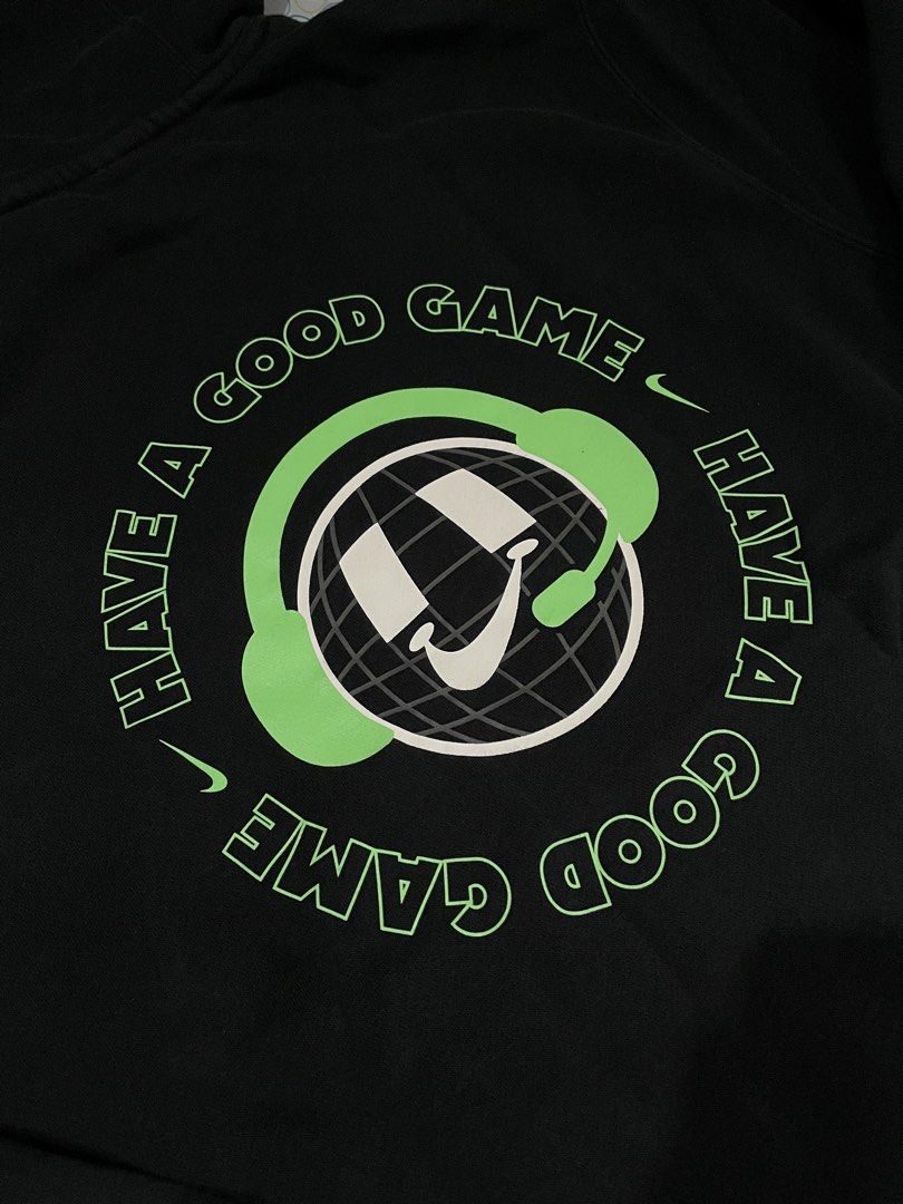 Nike Have A Good Game (Category: Coats, Jackets and Outerwear) located in Las Pinas. Submitted by rdcthriftedshop (Listing ID 1466804278, Image 3). Description: FREE SHIPPING FEE 📦 Nike Hoodie “Have A Good Game” Size Small on tag Width: 20 Length: Color rate: 9.5/10 Print: 10/10 Condition: Excellent Condition Cut neck tag but 100% Authentic No Issue.