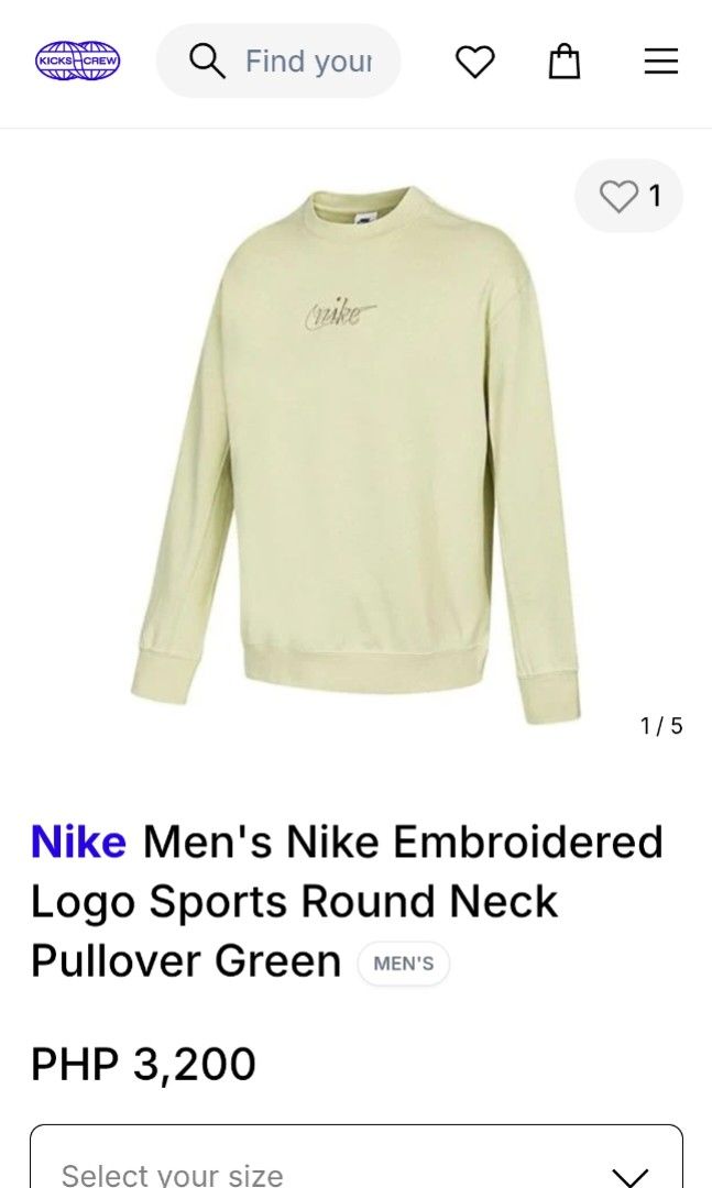 NIKE MID LOGO SWEATER JACKET (freeshipping) (Category: Coats, Jackets and Outerwear) located in Quezon City. Submitted by gyl-stop (Listing ID 1466926843, Image 2). Description: free shipping 22.5 x 29.5 excellent condi cr: 9.8/10 issue: none.