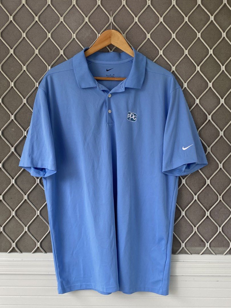 Nike PPG Drifit Polo Shirt (Category: Tshirts & Polo Shirts ) located in General Natividad. Submitted by lootsnijay (Listing ID 1466801751, Image 1). Description: fits XL Width: 24” Length: 30” Color rate: 9.5/10 Issue/s: Loose stitching & unnoticeable stain at the back (check the last 2 pictures) 📌washed 📌color may vary due to lighting 📌shipping via jnt/flash express.