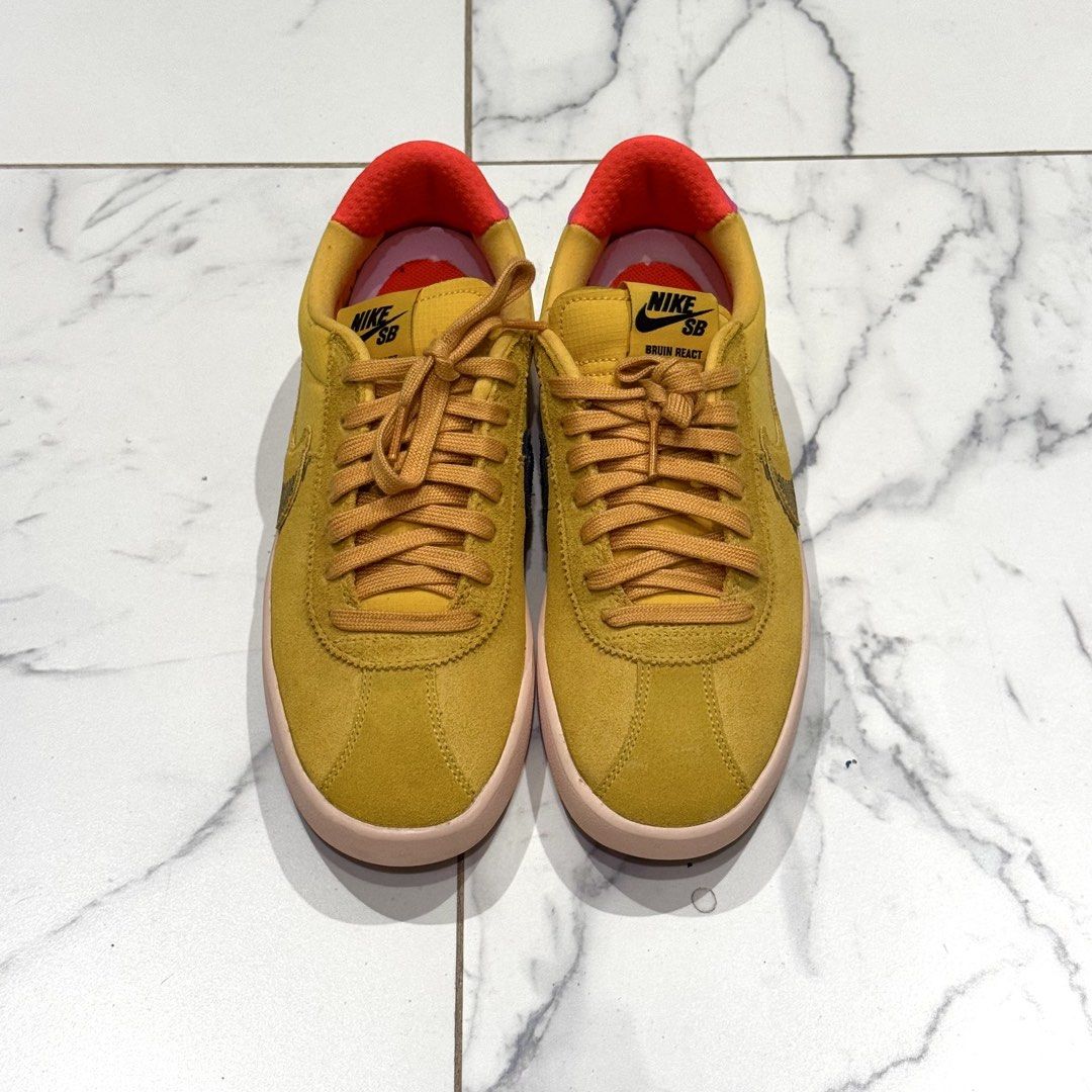 Nike SB Bruin React T Polen (Category: Sneakers) located in Quezon City. Submitted by helloimcharles (Listing ID 1466967066, Image 2). Description: - Used only once - Colorway: Pollen / Black – Pale Coral Check my profile for more size 8 pairs..