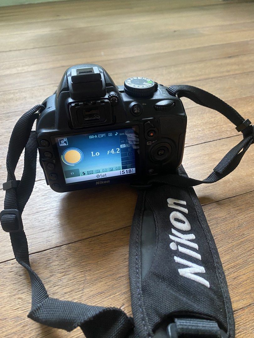 Nikon D3100 (Category: Cameras) located in Manila. Submitted by pems25 (Listing ID 1466790973, Image 3). Description: Php 5000 Nikon D3100 - 18-55mm Kit Lens - Battery - Charger - 2 Strap - Bag - 4GB Memory Card .