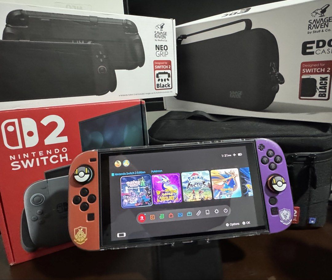 Nintendo Switch 2 with 256gb Express SD card (Category: Nintendo) located in Taguig. Submitted by jayrick2018 (Listing ID 1466847963, Image 1). Description: 📣 For Sale: Nintendo Switch 2 📣 🏷️ ₱28,000! Nego for sure buyers, auto-ignore sa low-ballers 🎮 No hidden issues, 95% smooth 🎮 Tempered glass since day 1 🎮 Also available: 1TB Lexar micro SD express card for an additional ₱10,000 ✅ Complete box, dock, accessories ✅ Official receipt, boug