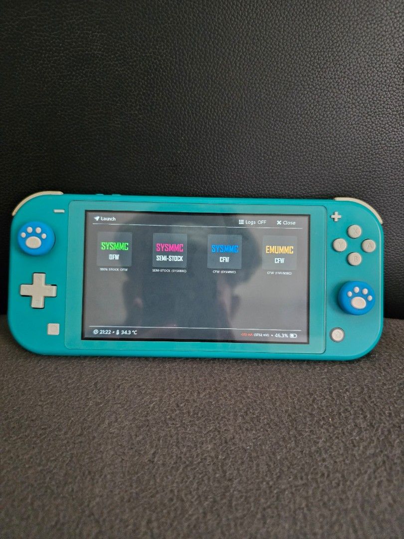 Nintendo Switch Lite Turquoise Console with Custom Thumb Grips (Category: Nintendo) located in General Trias. Submitted by seller_from_gentri (Listing ID 1466803084, Image 2). Description: Nintendo Switch Lite 2019 32GB Turquoise JB no SD Card Included Condition: ✅️Battery ✅️LCD (Replaced) ✅️Buttons ✅️Touchscreen ✅️Joycon (Replaced but no stick drift) ✅️Performance Known Issues: ❌️Stuck on Headphone mode ❌️Replaced LCD ‼️BAWAL SA MASELAN‼️ Free i