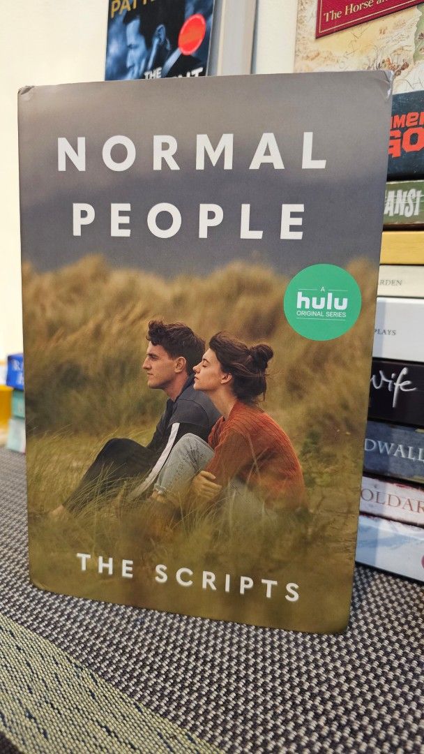 Normal People The Scripts (Category: Storybooks) located in Manila. Submitted by erikuhrox007 (Listing ID 1466966453, Image 1). Description: - Title: Normal People Script Book (Hulu Original Series) - Cover: minir transit flaws - Condition: Crisp and clean pages, standard hardback edition - Remaindered copy, bnew & unused - Perfect for: Fans of the show and screenplay collectors.