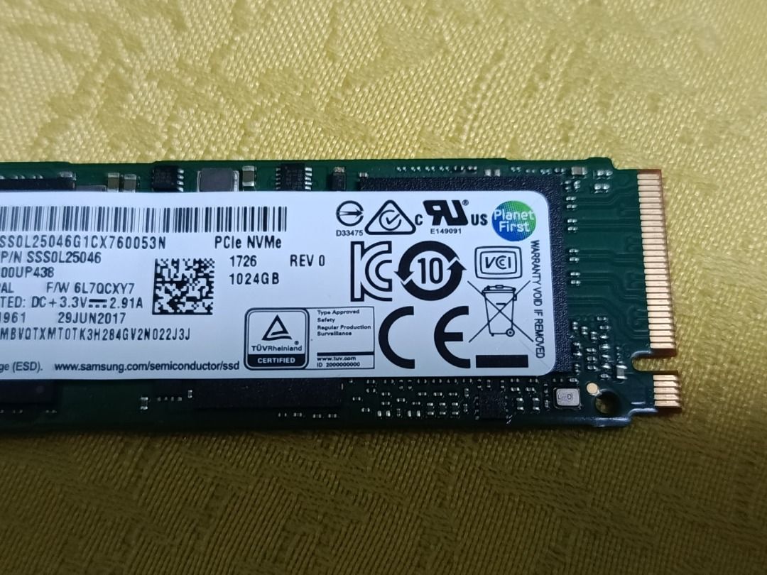nvme 1TB (Category: Computer Parts) located in Quezon City. Submitted by carou85958 (Listing ID 1466914341, Image 3). Description: 100% GOOD 100% WORKING NVME 1TB HEALTH 99% NO ISSUE PRIZE P4500 17 IBP ROAD BATASAN HILLS QC .