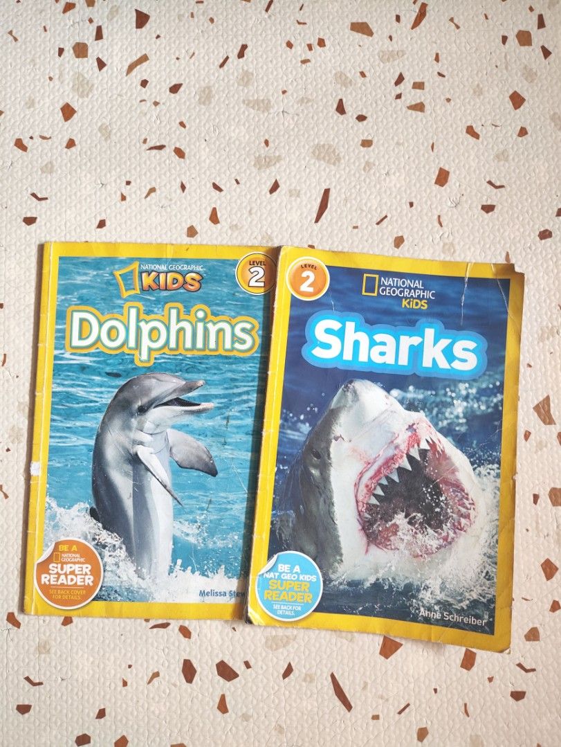 Ocean Animals Bundle 🐬🦈 (Category: Children's Books) located in Taguig. Submitted by cleanupmomma (Listing ID 1466857935, Image 1). Description: Please take time to read ❤️ Sold as Set minor folds NatGeo Complete pages wyiwyg.
