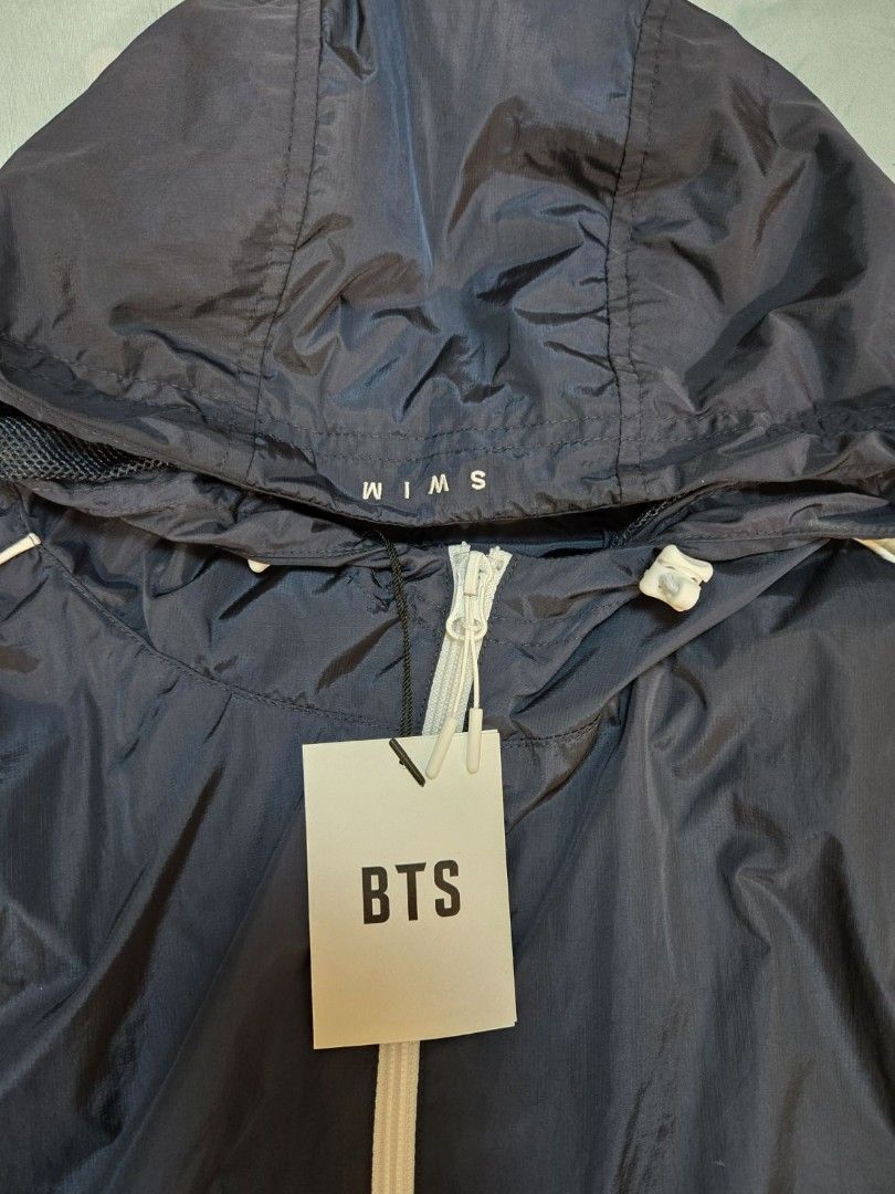 OFFICIAL HYBE Korea BTS WIND JACKET DIVE - size XL (Category: Coats, Jackets and Outerwear) located in Quezon City. Submitted by mymuzes (Listing ID 1466808104, Image 2). Description: XL size brand new BTS wind jacket DIVE, just arrived in Quezon City, on hand, purchased thru weverse, only selling to reorder a different size.