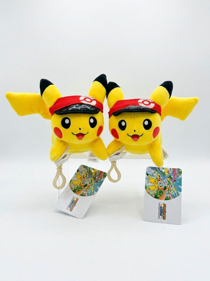 Official Pokémon Run 30 Pikachu Shoulder Clip Plush (Category: Plushies & Soft Toys) located in Taguig. Submitted by realmshop (Listing ID 1466796636, Image 2). Description: Official Pokémon Run 30 Pikachu Shoulder Clip Plush ⚡"Pika! Let's go on an adventure together." 🎒 The world's most beloved Pokémon is now your portable companion. Clip him to your bag, backpack, or belt — and take Pikachu everywhere you go. ✅ 100% OFFICIAL POKÉMON MERCHANDIS