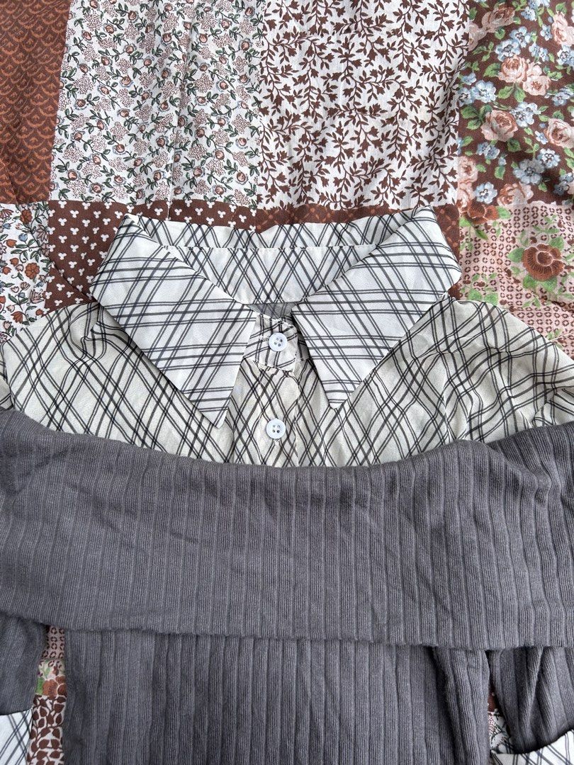 off-shoulder knit checkered top (Category: Blouses) located in Butuan. Submitted by kittyfinds444 (Listing ID 1466832790, Image 3). Description: • size: xs / small • bought from japan arrivals. • lowballers will be ignored. not selling it for lower price. willing to keep! •please check the photos before claiming. do not offer if unsure & still canvasing. we don’t accept unsure offers unless it’s paid to avoid conflicts. .