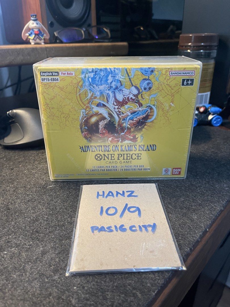 One Piece OP15 english (Category: Card Boxes & Cases) located in Antipolo. Submitted by behanz (Listing ID 1466919770, Image 1). Description: Loc: pasig.