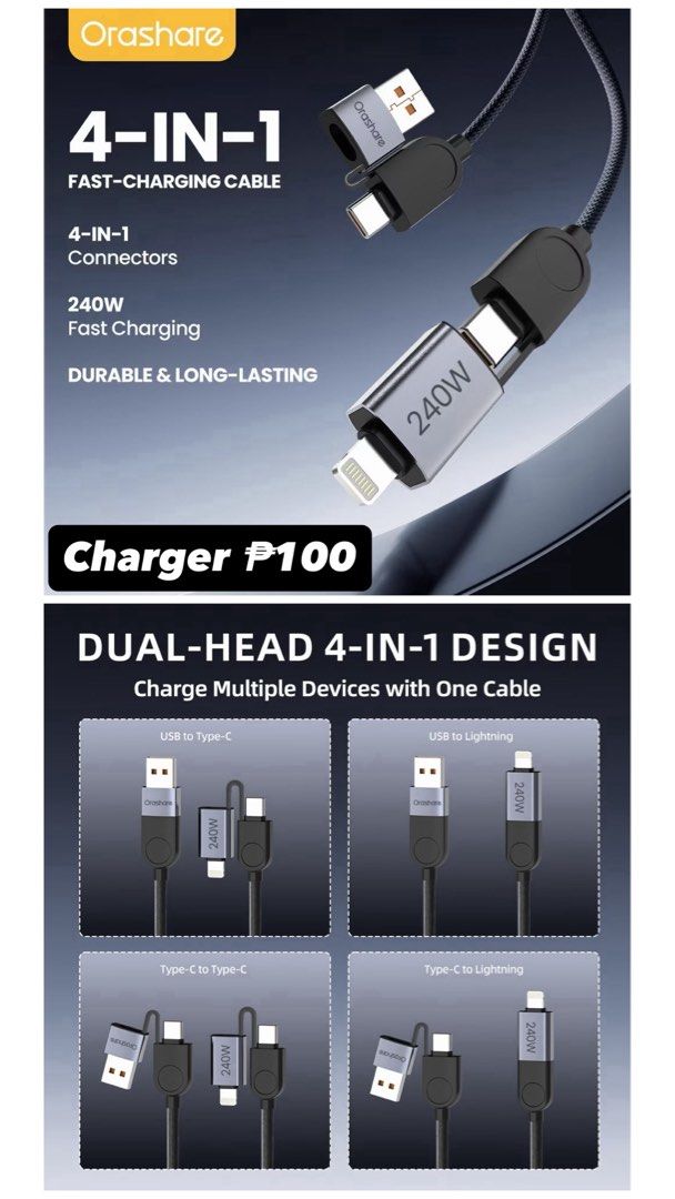 Orashare Charger (Category: Chargers & Cables) located in Batangas. Submitted by raisahkyrsten (Listing ID 1466898994, Image 1). Description: .