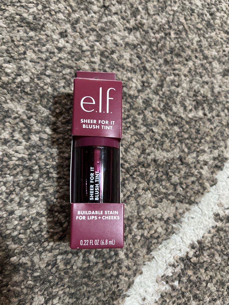 Original from u.s (Category: Makeup) located in Manila. Submitted by ty_imported_goods (Listing ID 1466816978, Image 1). Description: Original elf blush tint for lips and cheeks from u.s.