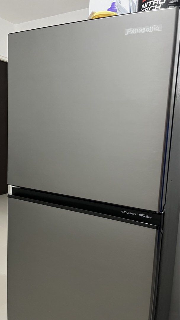 Panasonic Econavi Inverter (2-Door) (Category: Refrigerators and Freezers) located in Manila. Submitted by nahediata34399 (Listing ID 1466812523, Image 1). Description: 📣 𝐒𝐞𝐥𝐥𝐢𝐧𝐠 𝐌𝐲 𝐏𝐞𝐫𝐬𝐨𝐧𝐚𝐥 𝐑𝐞𝐟 ❄️ Panasonic Econavi Inverter 2-Door Top Mount Refrigerator ✨ 8.6 Cubic Feet ✨ No Frost ✨ Under Warranty (With Receipt) ✨ No Issue, No Dents (Makinis) ✨ Lightly Used (Bought Last June 2026) ✨ Complete Shelves, Egg Tray and Ice Maker ✨