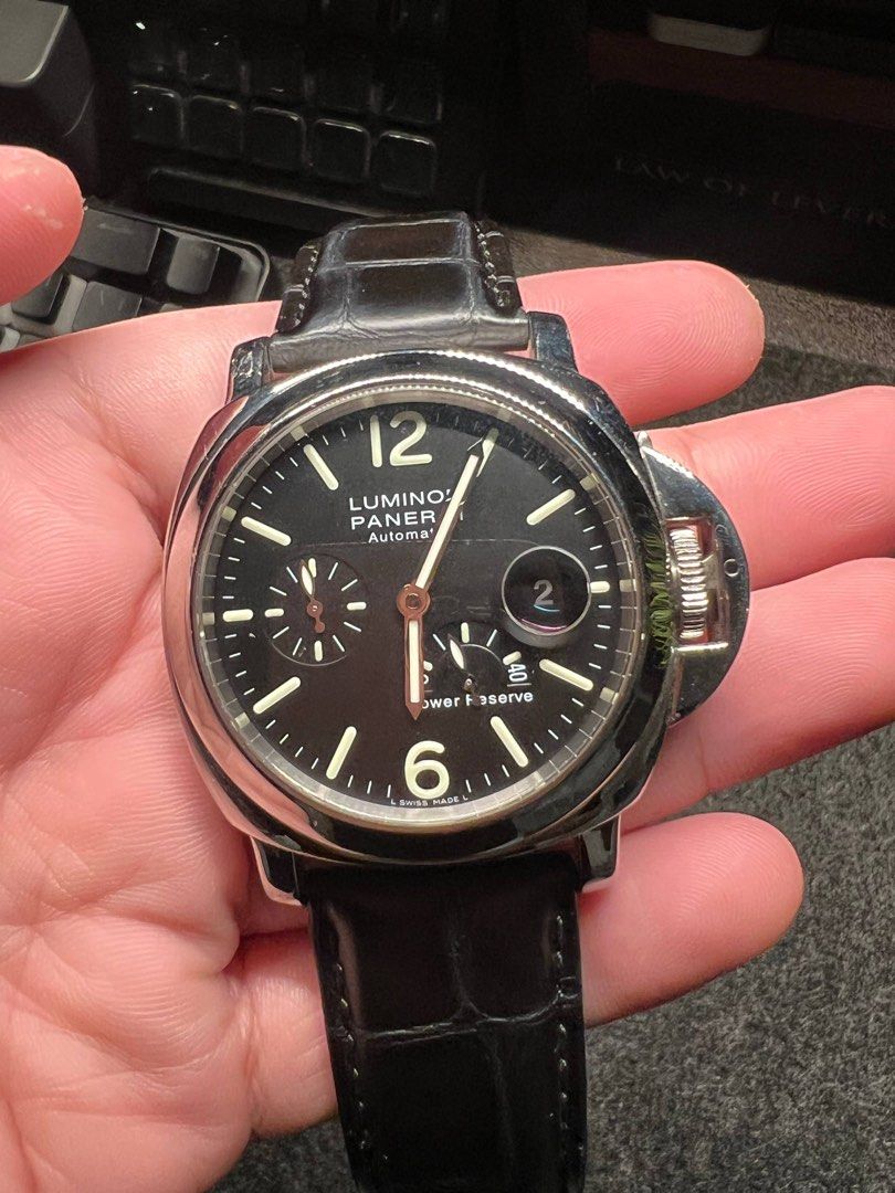 Panerai Luminor Power Reserve PAM00090 (Category: Luxury Watches) located in Marikina City. Submitted by dealhonchoph (Listing ID 1466799511, Image 1). Description: Panerai Luminor Power Reserve PAM00090 For Sale: Panerai Luminor Power Reserve PAM00090 An iconic Swiss-made luxury timepiece with the unmistakable Panerai design, built for collectors and enthusiasts alike. ⚙️ Movement: Automatic Mechanical ⌚ Key Features: • 44mm Stainless Steel Case