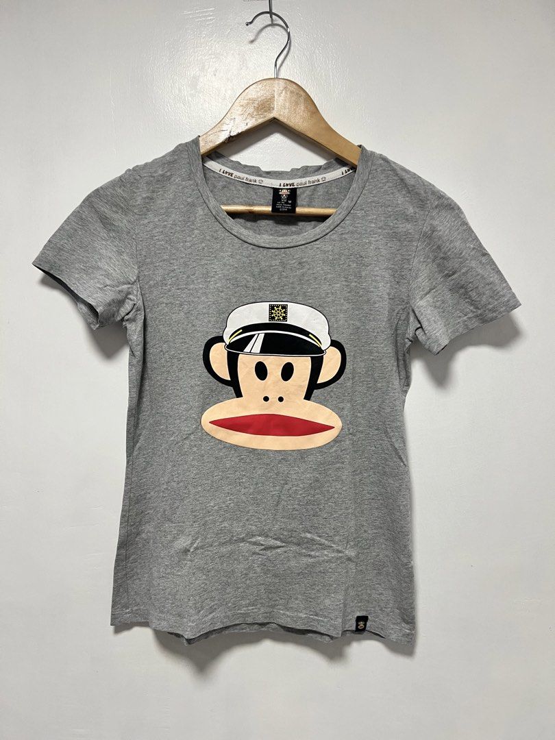Paul Frank Tee - Gray (Category: Shirts) located in Muntinlupa City. Submitted by thriftdripbyjm (Listing ID 1466909338, Image 1). Description: Color rate: 10/10 Dimes: 14x21 (M on tag) Sleeve: 6 Issue: none Price: 550 + sf.