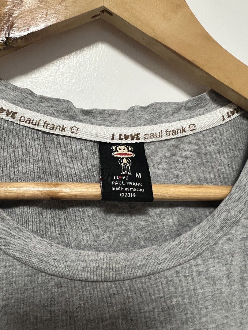Paul Frank Tee - Gray (Category: Shirts) located in Muntinlupa City. Submitted by thriftdripbyjm (Listing ID 1466909338, Image 3). Description: Color rate: 10/10 Dimes: 14x21 (M on tag) Sleeve: 6 Issue: none Price: 550 + sf.