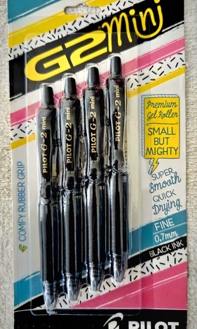 Pilot G2 Mini 4pcs (Category: Art & Prints) located in Marikina City. Submitted by knifeandtoolphilippines (Listing ID 1465448817, Image 1). Description: Fixed Price No Haggling Brand New Sealed.
