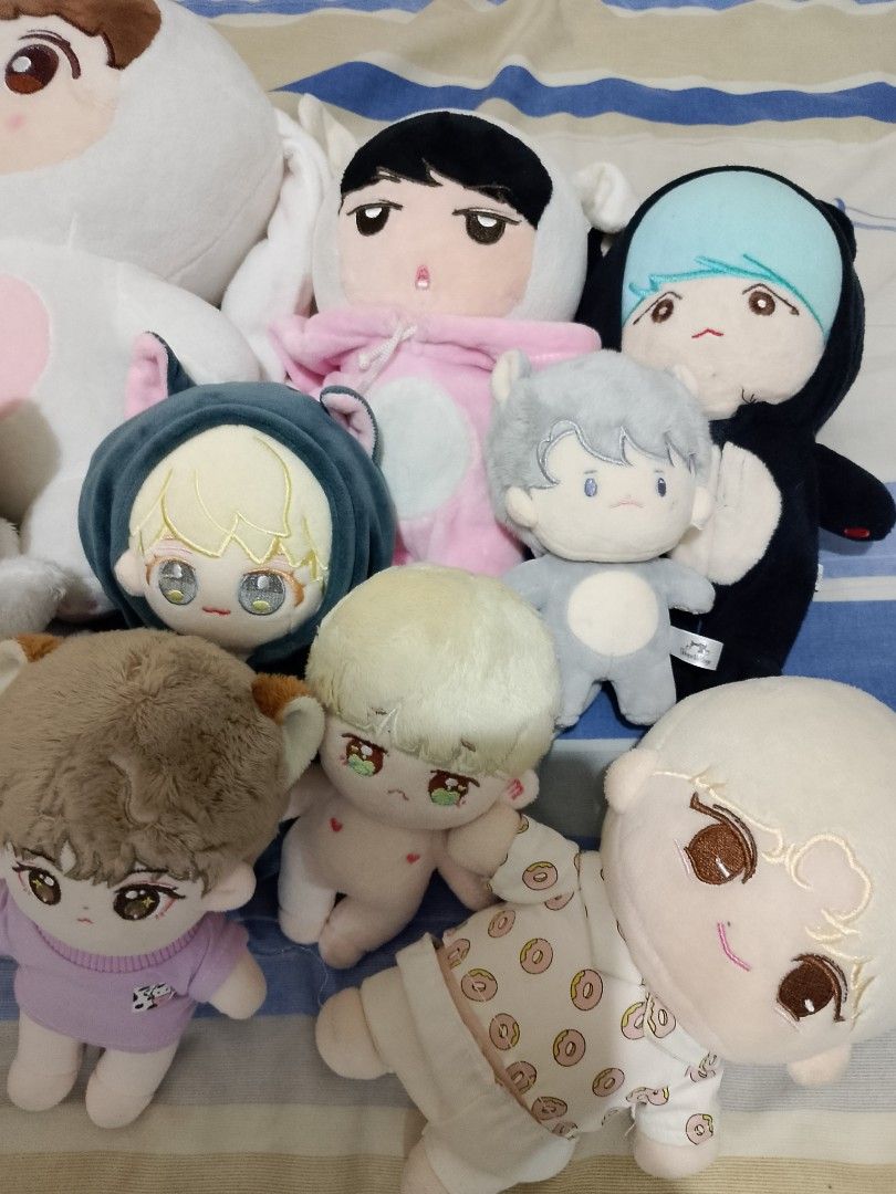 Plush Stuff Dolls Bundle - 9pcs (Category: Plushies & Soft Toys) located in La Trinidad. Submitted by honeysplushies2 (Listing ID 1466913658, Image 2). Description: 9pcs set with clothes na po like new conditions no flaws.