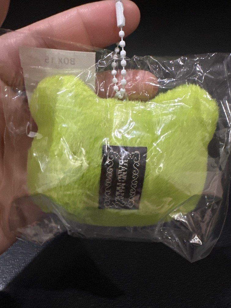 Plushie Frog Chiikawa Bagcharm /Keycharm (Category: Stationery & School Supplies) located in Manila. Submitted by krystalchewey_ (Listing ID 1466847890, Image 2). Description: Bnew Actual Photo Posted 189php NO MARKINGS .