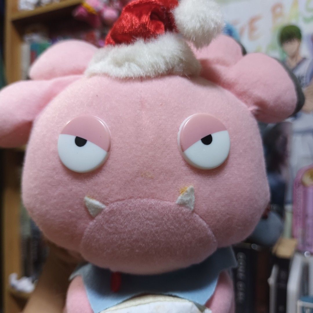 Pokemon - Snubbull Christmas Plush (Category: Plushies & Soft Toys) located in Las Pinas. Submitted by rieries_shop (Listing ID 1466919124, Image 2). Description: - as is - flaw: missing nose, stain - pm me for more info/pic - Mop: Gcash/Maya/Gotyme/Maribank.