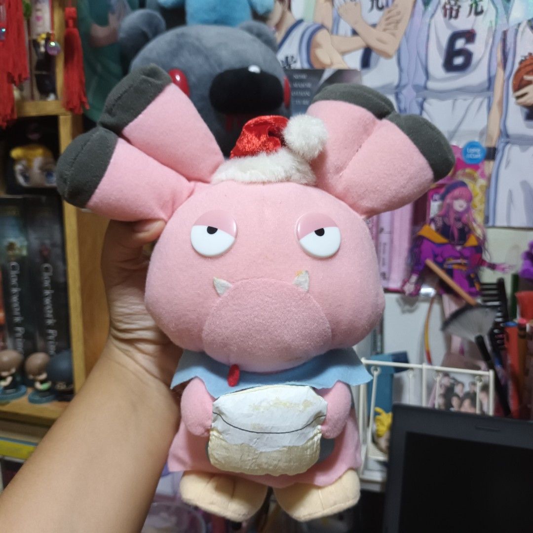 Pokemon - Snubbull Christmas Plush (Category: Plushies & Soft Toys) located in Las Pinas. Submitted by rieries_shop (Listing ID 1466919124, Image 1). Description: - as is - flaw: missing nose, stain - pm me for more info/pic - Mop: Gcash/Maya/Gotyme/Maribank.