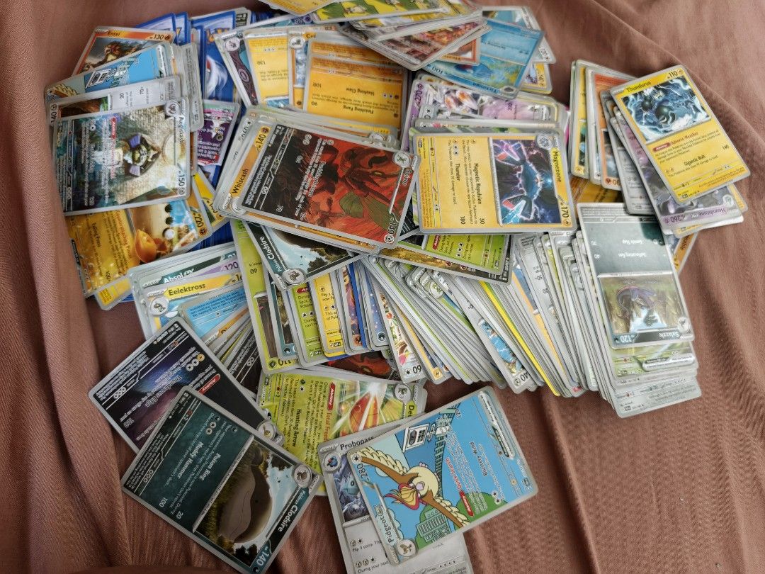 pokemon cards (Category: Trading Cards Accessories) located in Paranaque City. Submitted by judy.arquillos (Listing ID 1466805625, Image 3). Description: POKEMON CARDS FOR SALE ALMOST 70PCS CARDS NABILI KO PO ITO SA GARAGE SALE SA SUBDIVISION SAMIN 3500 FOR TAKE ALL CARDS ONLY.