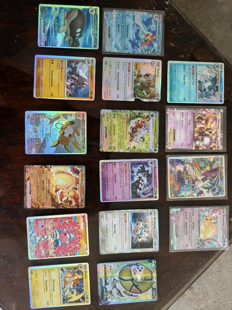 pokemon cards (Category: Trading Cards Accessories) located in Paranaque City. Submitted by judy.arquillos (Listing ID 1466805625, Image 1). Description: POKEMON CARDS FOR SALE ALMOST 70PCS CARDS NABILI KO PO ITO SA GARAGE SALE SA SUBDIVISION SAMIN 3500 FOR TAKE ALL CARDS ONLY.