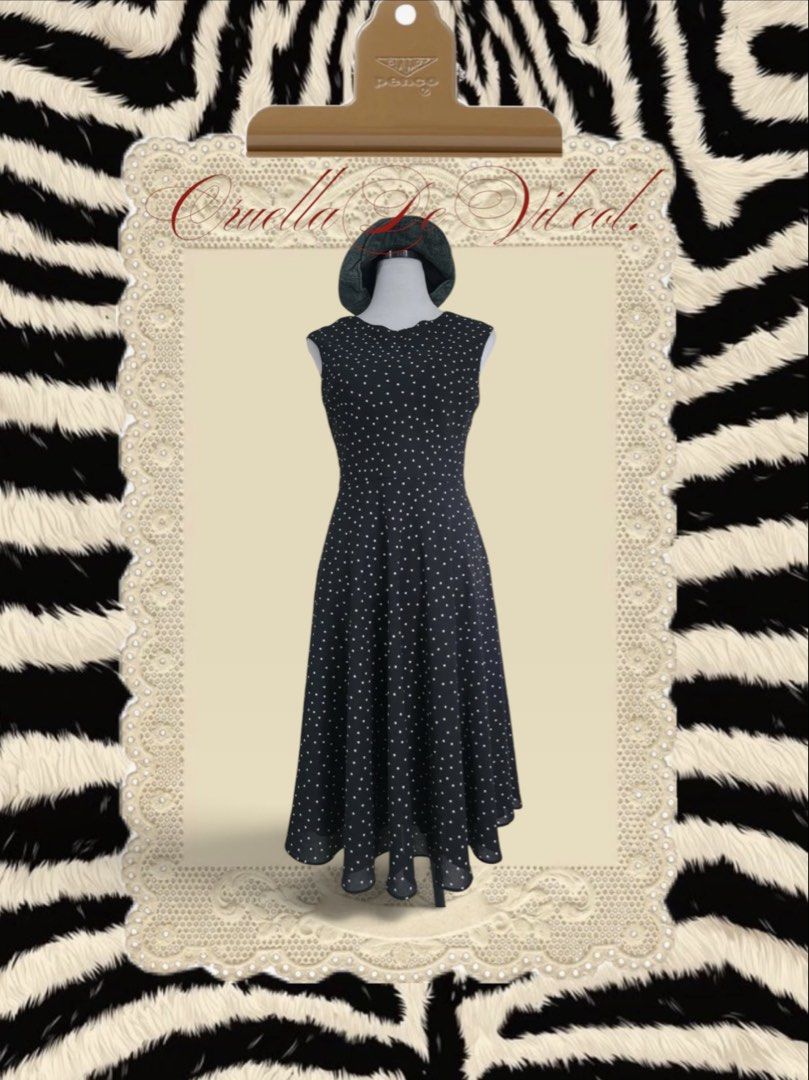 Polka Dot Black Midi Dress (Category: Dresses) located in Baguio. Submitted by crlljms_selection (Listing ID 1466925584, Image 1). Description: High quality fabric.
