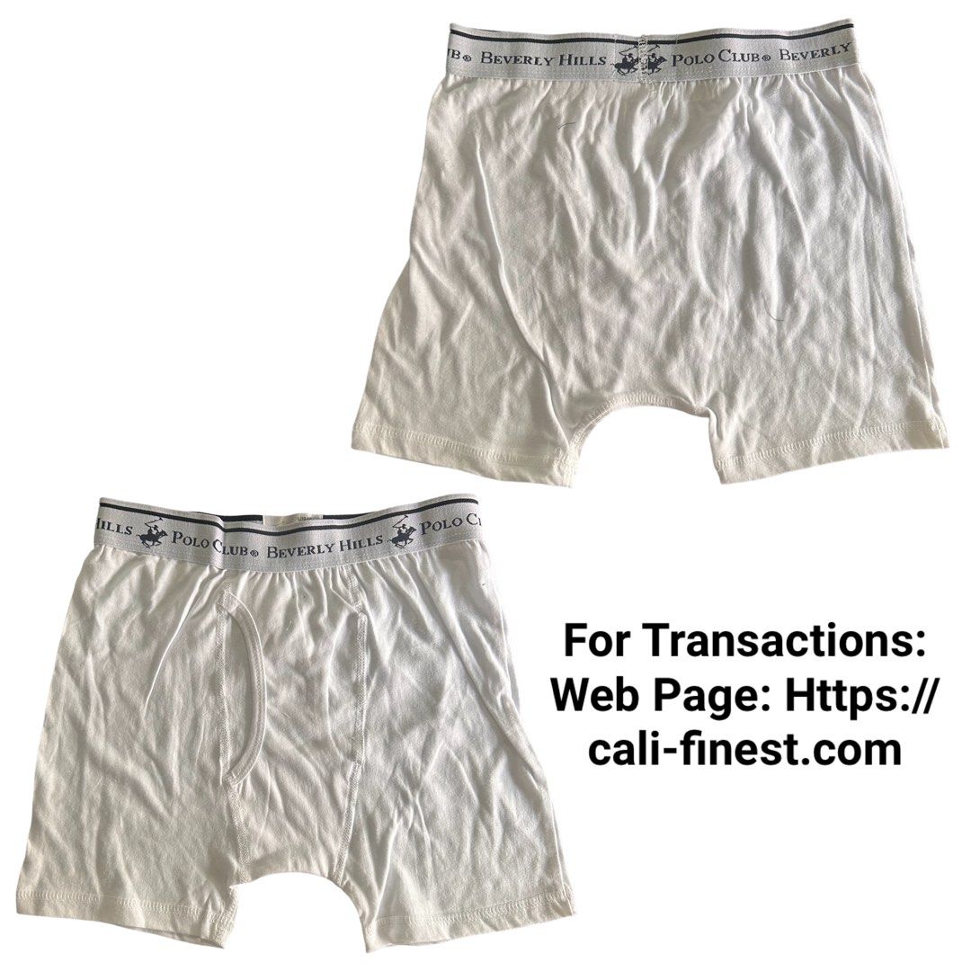 Polo Club Beverly hills (Category: Underwear) located in Pasig City. Submitted by califinestcollectibles (Listing ID 1466839794, Image 1). Description: Polo Club Beverly hills size 12 B#0013 Size: 12 Waist: 29cm / 11 inch Hip: 35cm / 13 inch Leg opening: 16cm / 7 inch Length: 33cm / 12 inch • Actual and detailed photos are already posted—kindly check all photos. • When-worn photos are not provided due to sanitary reasons. • All items are pre-wash