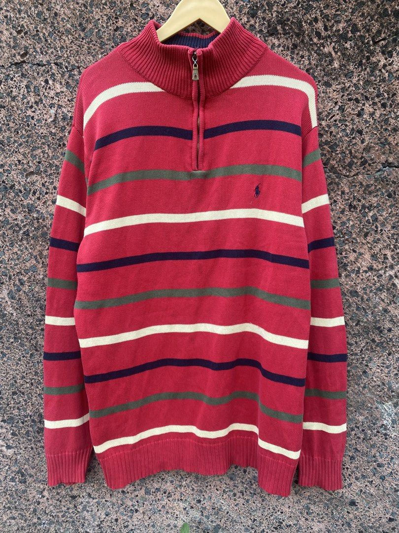 Polo quarter zip knitted (Category: Hoodies) located in Cabagan. Submitted by rangi0905 (Listing ID 1466928098, Image 1). Description: 23x32 sign of usage.