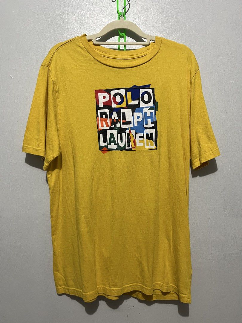 Polo ralph lauren (Category: Activewear) located in Cebu City. Submitted by thrift.sht (Listing ID 1466926364, Image 1). Description: Polo Ralph Lauren Tee 💛 ✔ Color: Mustard Yellow - rare colorway! ✔ Design: Ransom / Collage Logo - hype! ✔ Size: L-XL (oversized fit) ✔ Condition: 9.5/10 - good condition, no crack print ✔ 100% Cotton Issue: None - need wash lang 📍 Cebu City Meet up / J&T / LBC.