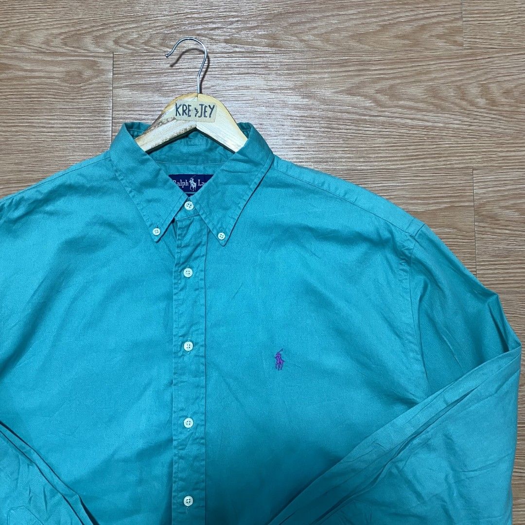 Polo ralph lauren button-down Oxford shirt. (Category: Tshirts & Polo Shirts ) located in Bislig. Submitted by jeloy_13 (Listing ID 1466929509, Image 2). Description: Dimes 25x30 xL on tag Excellent condition No issue.