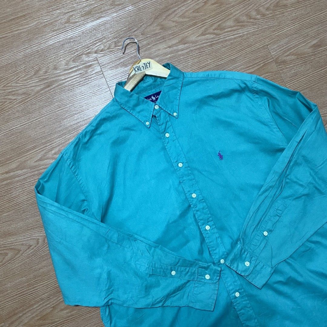 Polo ralph lauren button-down Oxford shirt. (Category: Tshirts & Polo Shirts ) located in Bislig. Submitted by jeloy_13 (Listing ID 1466929509, Image 3). Description: Dimes 25x30 xL on tag Excellent condition No issue.