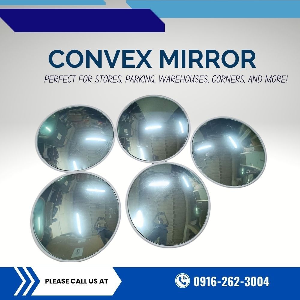 Polycarbonate blind spot convex mirror (Category: Community) located in Makati City. Submitted by johnstone_mkt (Listing ID 1466779470, Image 1). Description: Polycarbonate Convex Mirror Flexible at matibay—hindi madaling mabasag o mabasag ng hangin at aksidenteng tama. Available in different sizes Message us for more details!.