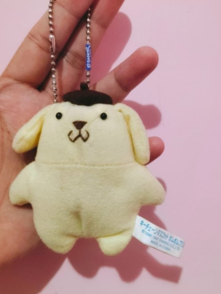 Pompompurin Sega Vintage charm (Category: Plushies & Soft Toys) located in Caloocan City. Submitted by onigiri3 (Listing ID 1466790116, Image 1). Description: Courier : J&T shipping days : after payment.