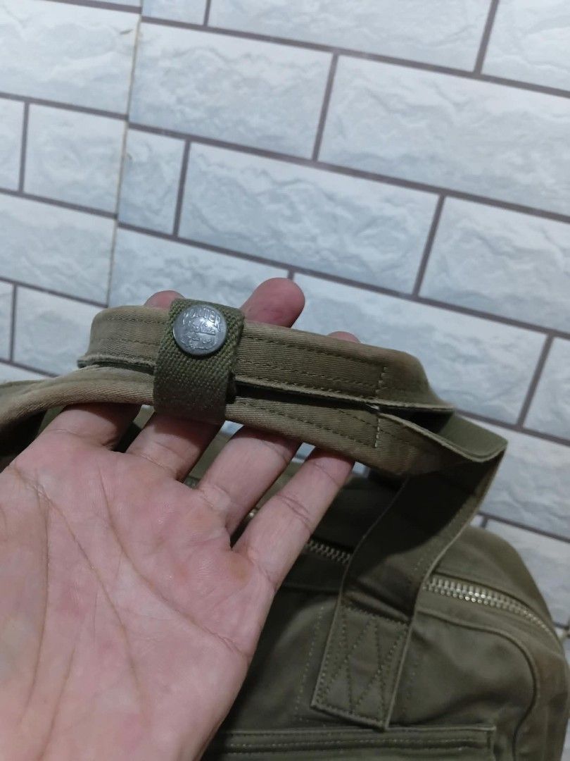 Porter x love & peace boston bag (Category: Briefcases) located in Las Pinas. Submitted by kuya_erick (Listing ID 1466814843, Image 3). Description: porter x love & peace boston bag complete details posted 3500 + sf las pinas meet up.