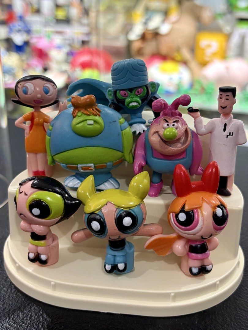 Powerpuff girls complete set with case (Category: Action & Battle Toys) located in Makati City. Submitted by tomypom (Listing ID 1466777368, Image 3). Description: Cartoon network Powerpuff girls complete set with case See pictures for more details 399 pesos only! Add shipping or can be picked-up at Greenhills shopping center/mall. Limited stocks only! .