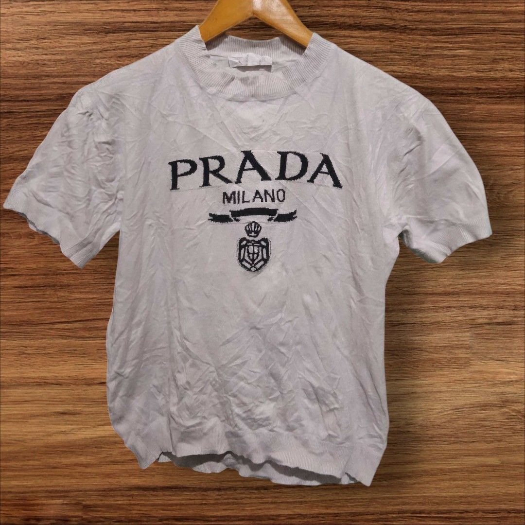 PRADA MILANO KNITTED (Category: Blouses) located in Manila. Submitted by the.good.thrift (Listing ID 1466946004, Image 1). Description: PRADA MILANO KNITTED SIZE SMALL AS NEW CONDITION.