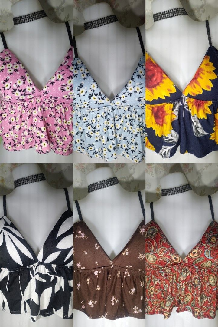 Preloved Brallette Peplum Croptop (Category: Others Tops) located in Dasmarinas. Submitted by ms.happycorsets (Listing ID 1466913776, Image 1). Description: 180 each Brallette Peplum Croptop Can Fit small to medium size Starting waistline 26-29 inches Stretchable Fabric Padded bra No Under wire Cup B No flaws Actual Photo Color may Change due to Camera Flash 💕 Disregard the lines due to flash Please Manage your Expectations 💕.