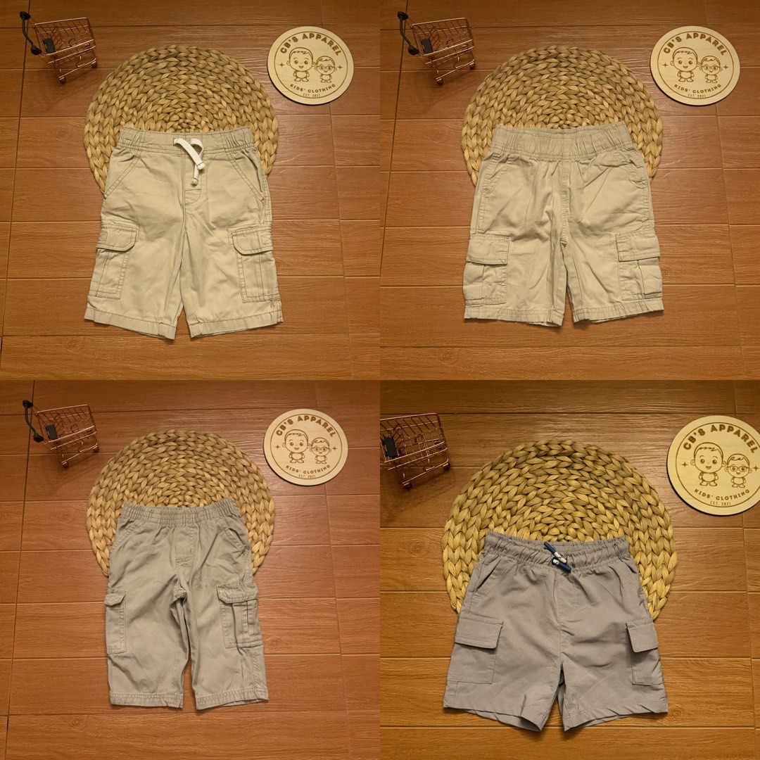 Preloved Cargo Shorts for kids (Category: Babies & Kids Fashion) located in Valenzuela. Submitted by cbsapparel829 (Listing ID 1466841968, Image 1). Description: Price range 180-250 2nd photo- 3Y 3rd and 4th photo - 5y .