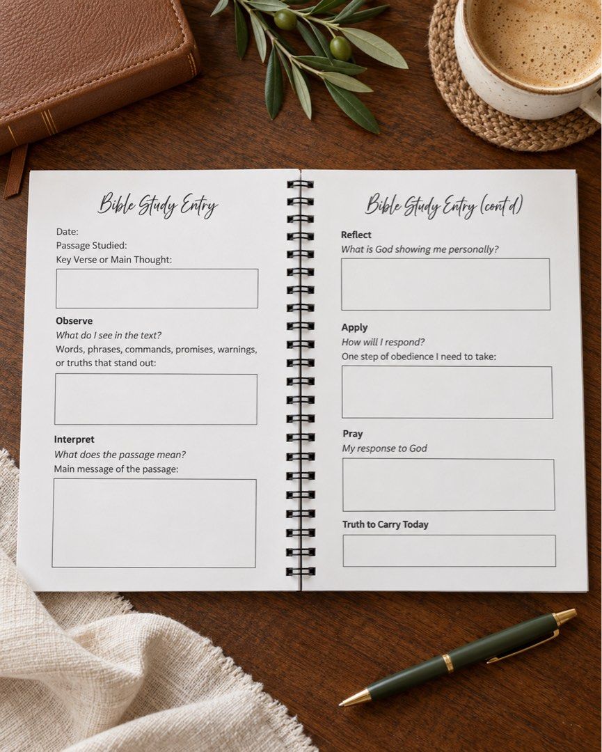 [PRE-ORDER] Rooted in the Word Bible Study Journal (Category: Religious Items) located in Manila. Submitted by papeldeliham (Listing ID 1446232843, Image 2). Description: Rooted in the Word Bible Study Journal A guided journal for personal Bible study, reflection, prayer, and spiritual growth. Do you want to study the Bible more intentionally, but don’t always know where to start? Rooted in the Word is a guided Bible study journal designed to hel