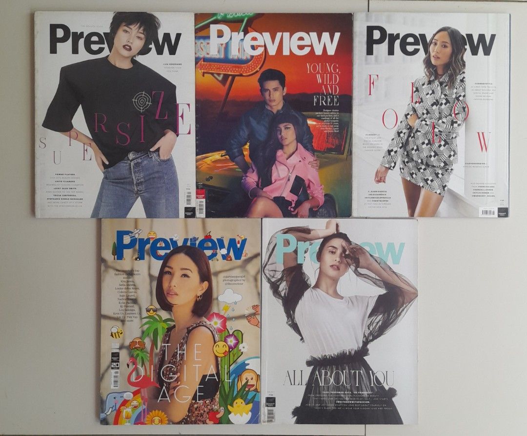 Preview Magazine Mid-2010s Bundle / Solo (Batch 1) (Category: Magazines) located in Batangas. Submitted by bluehasnoclue (Listing ID 1466776591, Image 1). Description: Take All (5 Issues Bundle): ₱700 ​Individual Purchase: ​James Reid & Nadine Lustre (June 2016) - ₱280 ​Liza Soberano (July 2016) - ₱220 ​Nicole Warne / Gary Pepper Girl (May 2015) - ₱160 ​Aimee Song / Song of Style (October 2015) - ₱160 ​Yassi Pressman (April 2017) - ₱140 •​Conditi