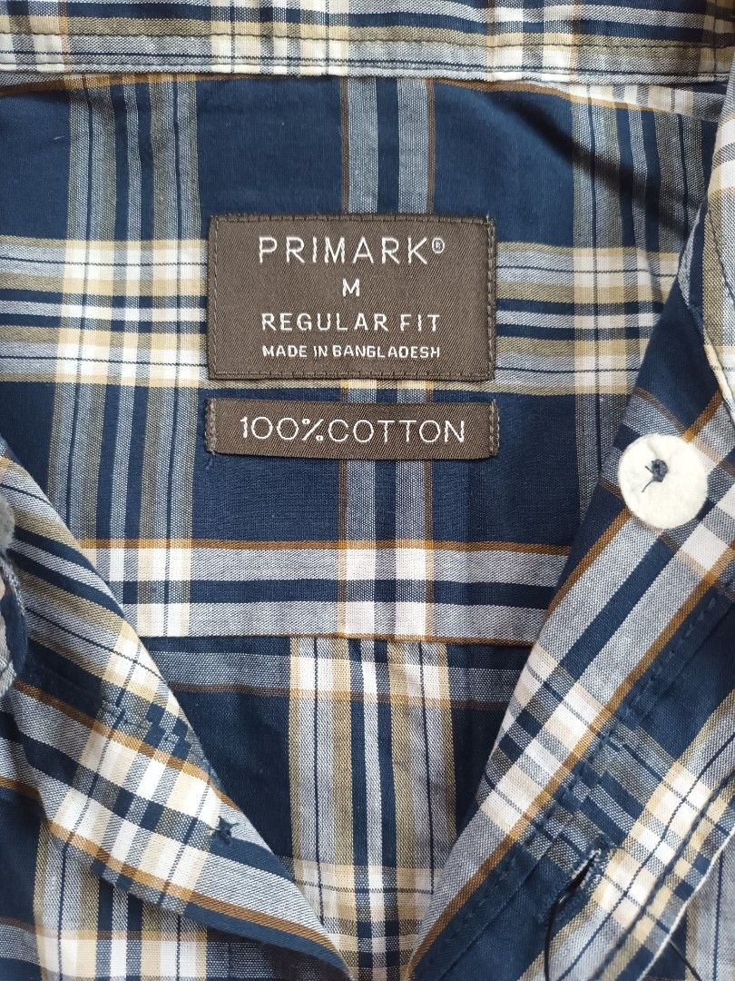 Primark Blue Plaid Short Sleeve Button Down Shirt (Category: Tshirts & Polo Shirts ) located in Naga. Submitted by pawikann (Listing ID 1466907104, Image 3). Description: .