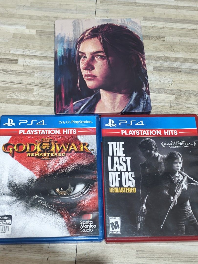 Ps4 games take all (Category: PlayStation) located in Caloocan City. Submitted by yujiro21 (Listing ID 1466953388, Image 1). Description: ps4 games take all only 4 pcs CD 2k onll the last of us god of war 3 the last of us 2 steel case qc sm novaliches meet up or lalamove rfs: dagdag Pera sa business.