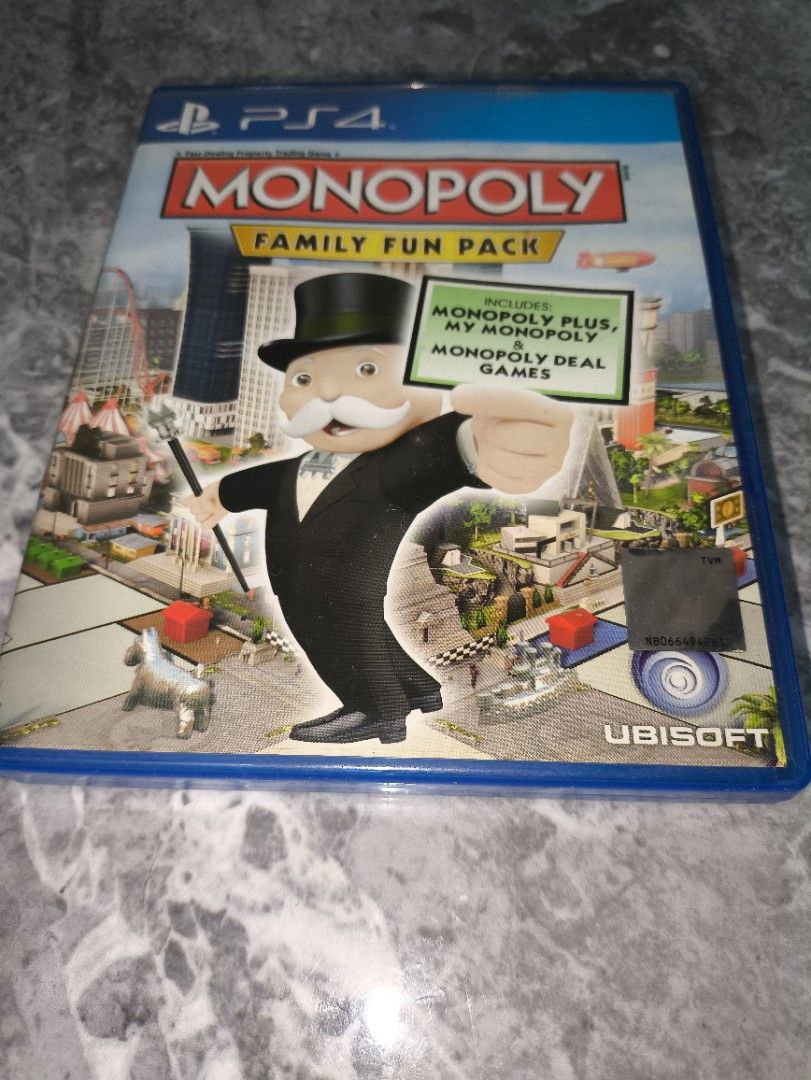 PS4 Monopoly (Category: PlayStation) located in Cebu City. Submitted by kvngp (Listing ID 1466882690, Image 1). Description: PS4 Monopoly game. Used. Cebu City. 600 Php.